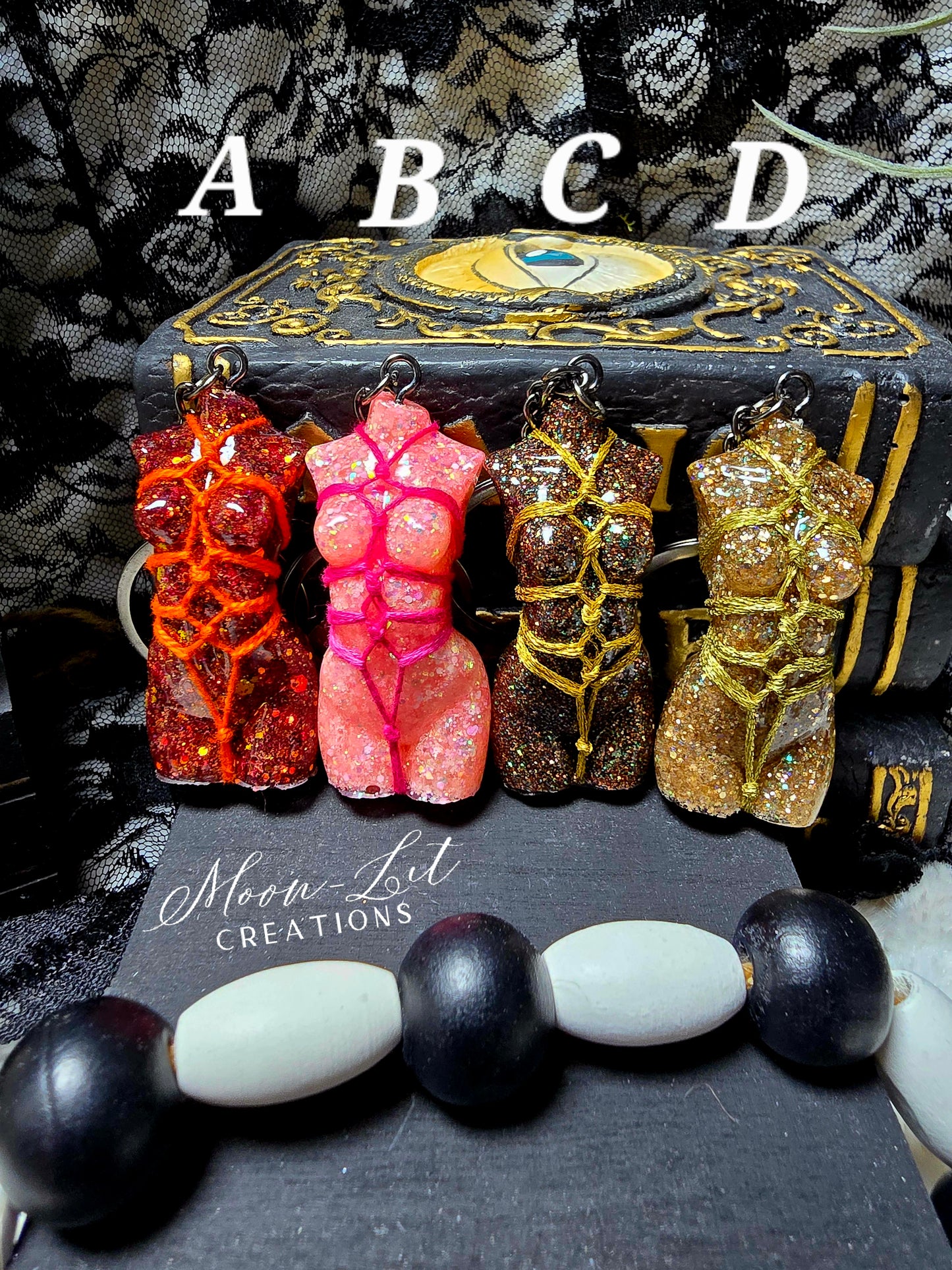 Shibari Goddess Keychain