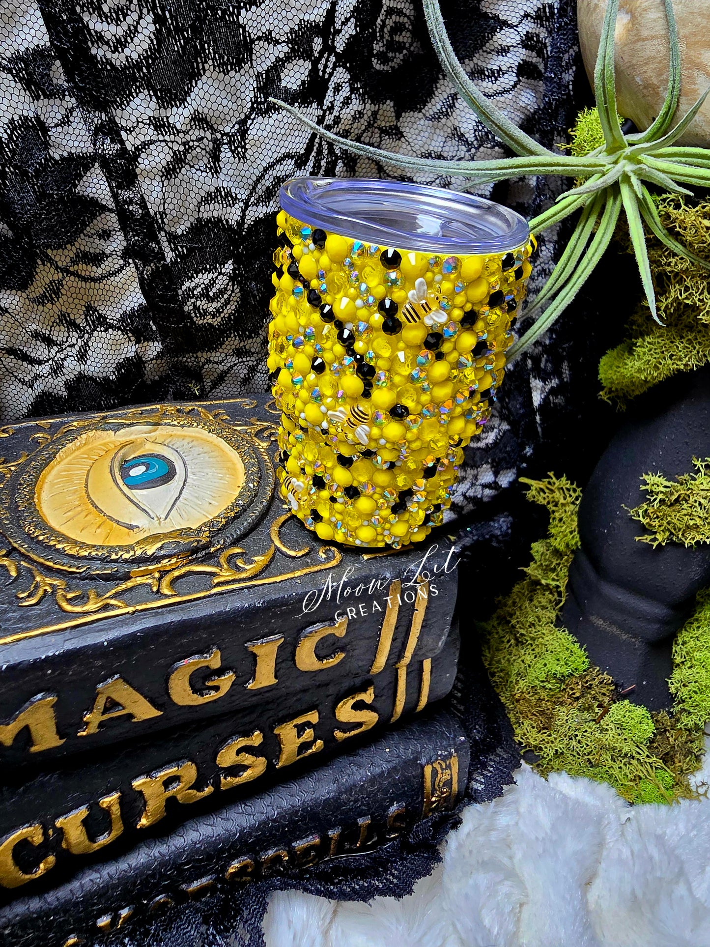 Bee Rhinestone Shot Glass