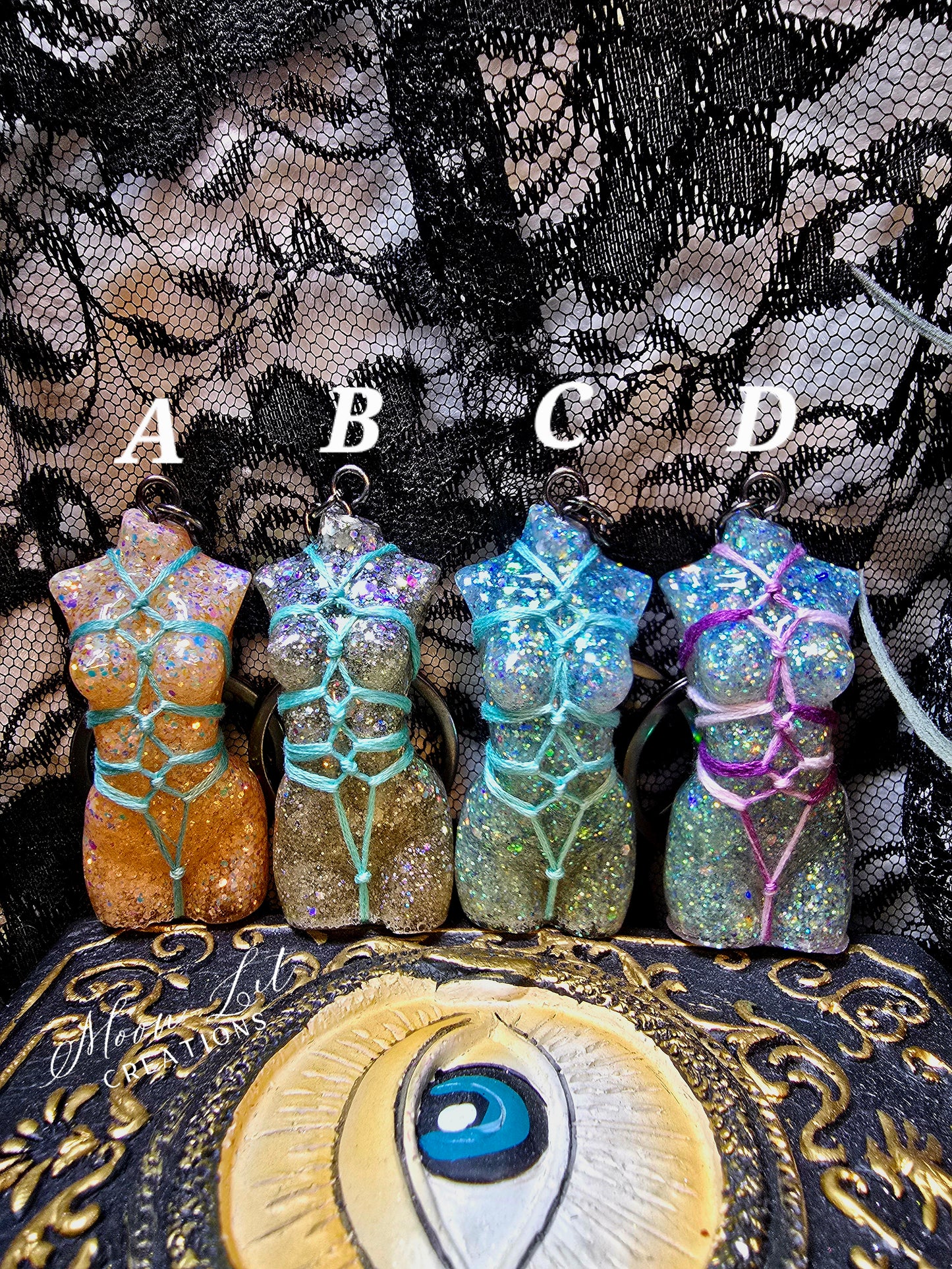 Shibari Goddess Keychain