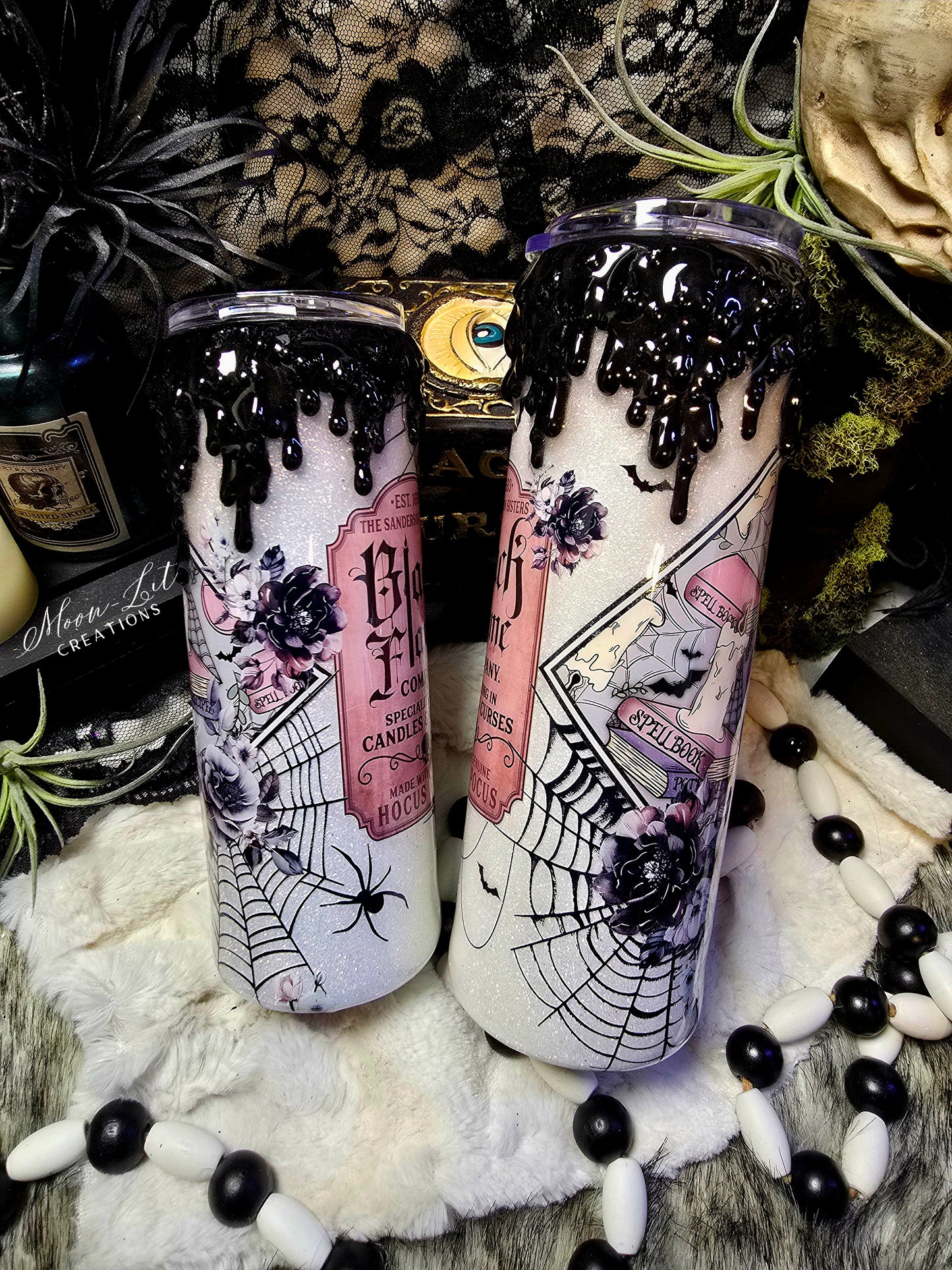 Black Flame candle cups