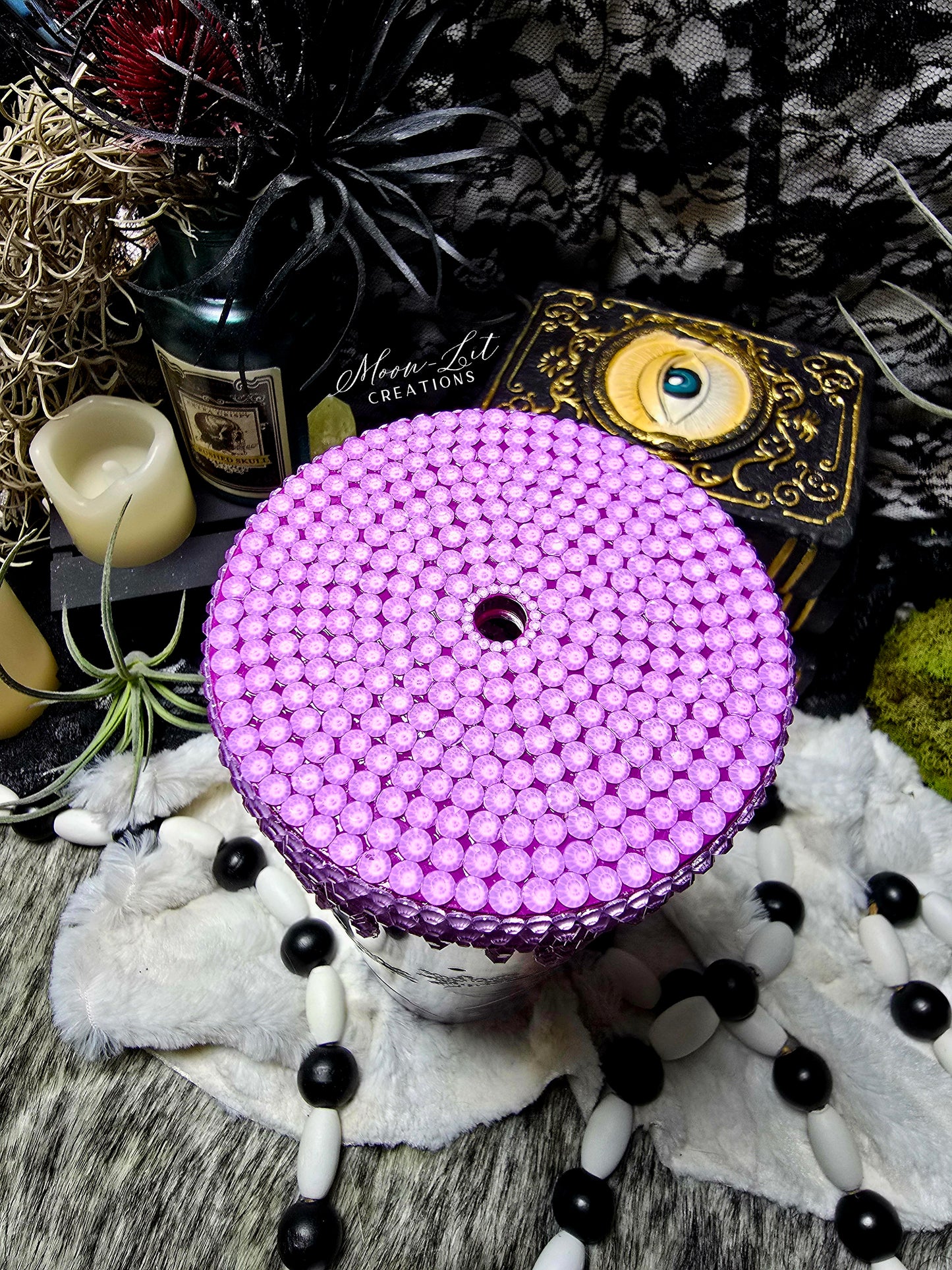 Purple Spooky Christmas 30oz Glow in the Dark (Ready to Ship)