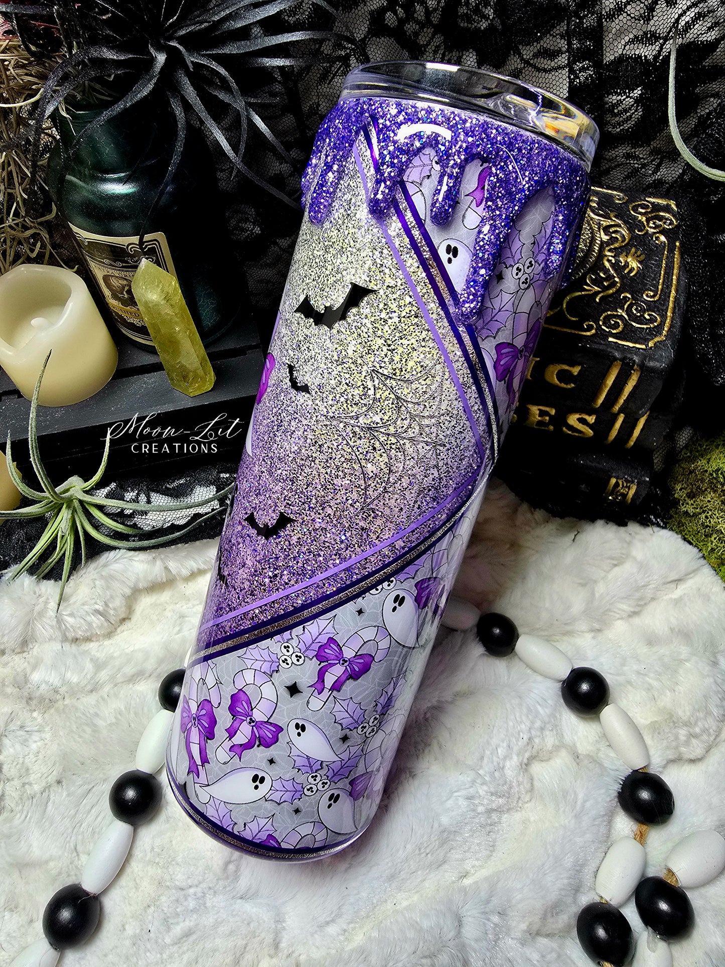 Purple Skoopy Candy Cane 30oz Cup (Ready to Ship)