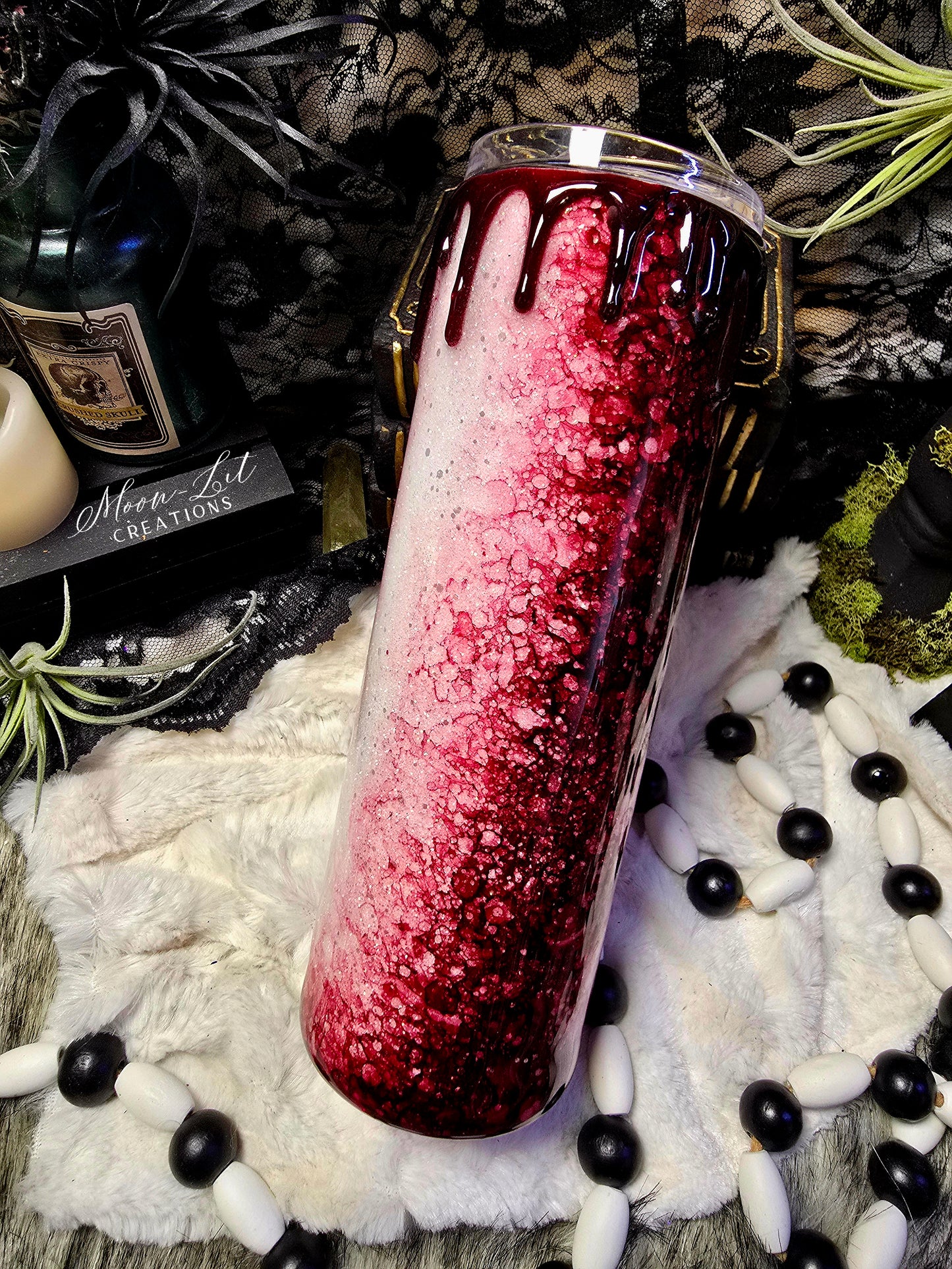 30oz Spooky Blood drip cup