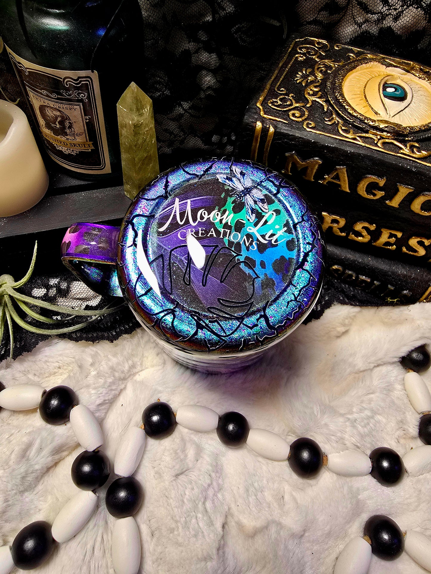 12oz Purple Muli shift plant coffee mug