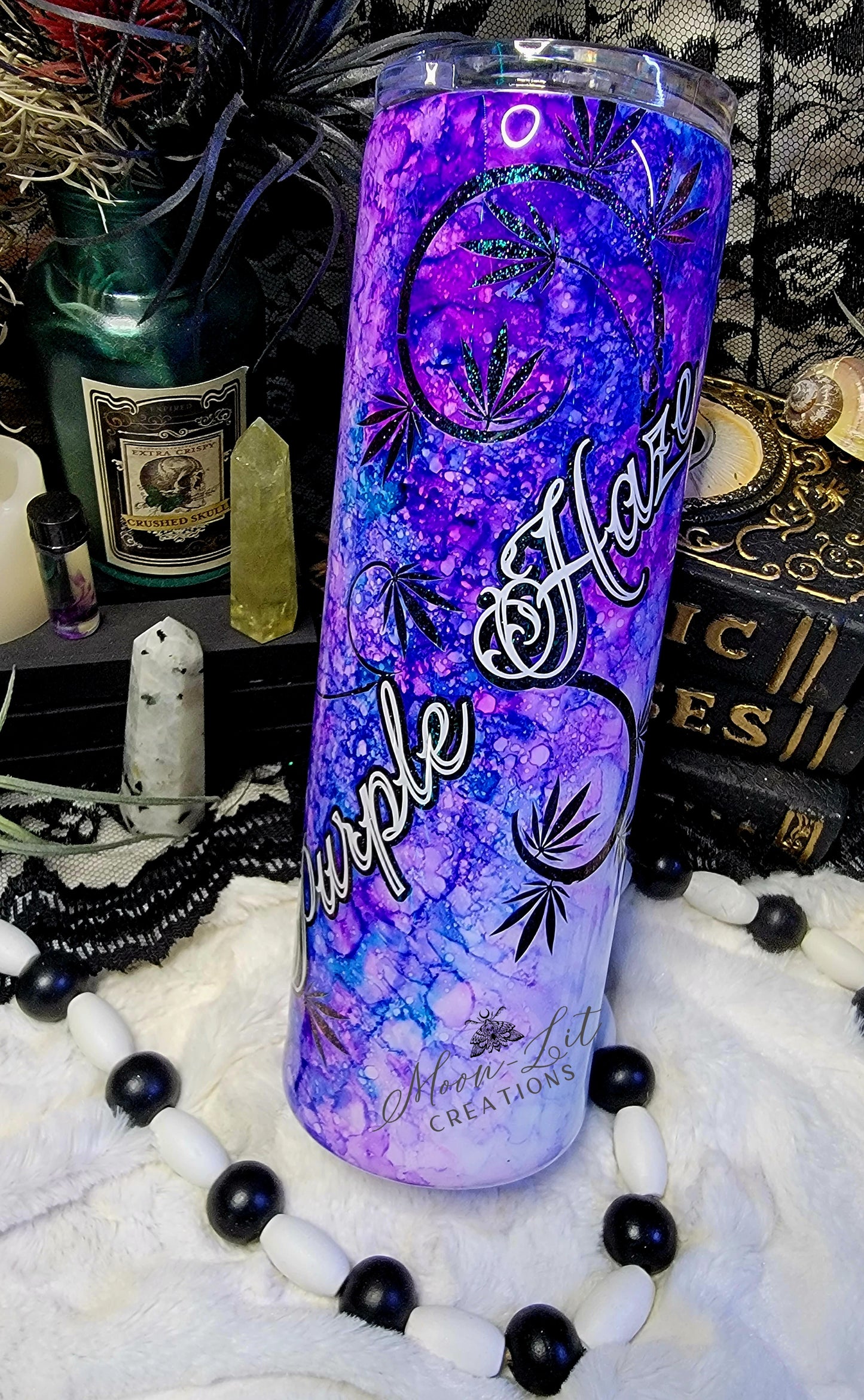 420 Watercolor Skull cup (Pre Order)
