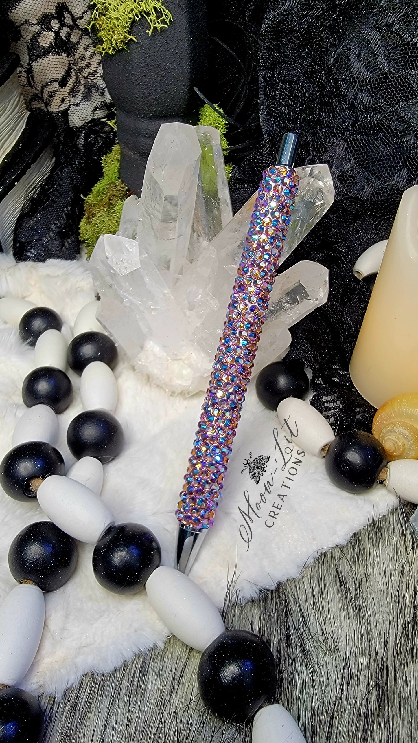 Amethyst Purple Rainstone Pen