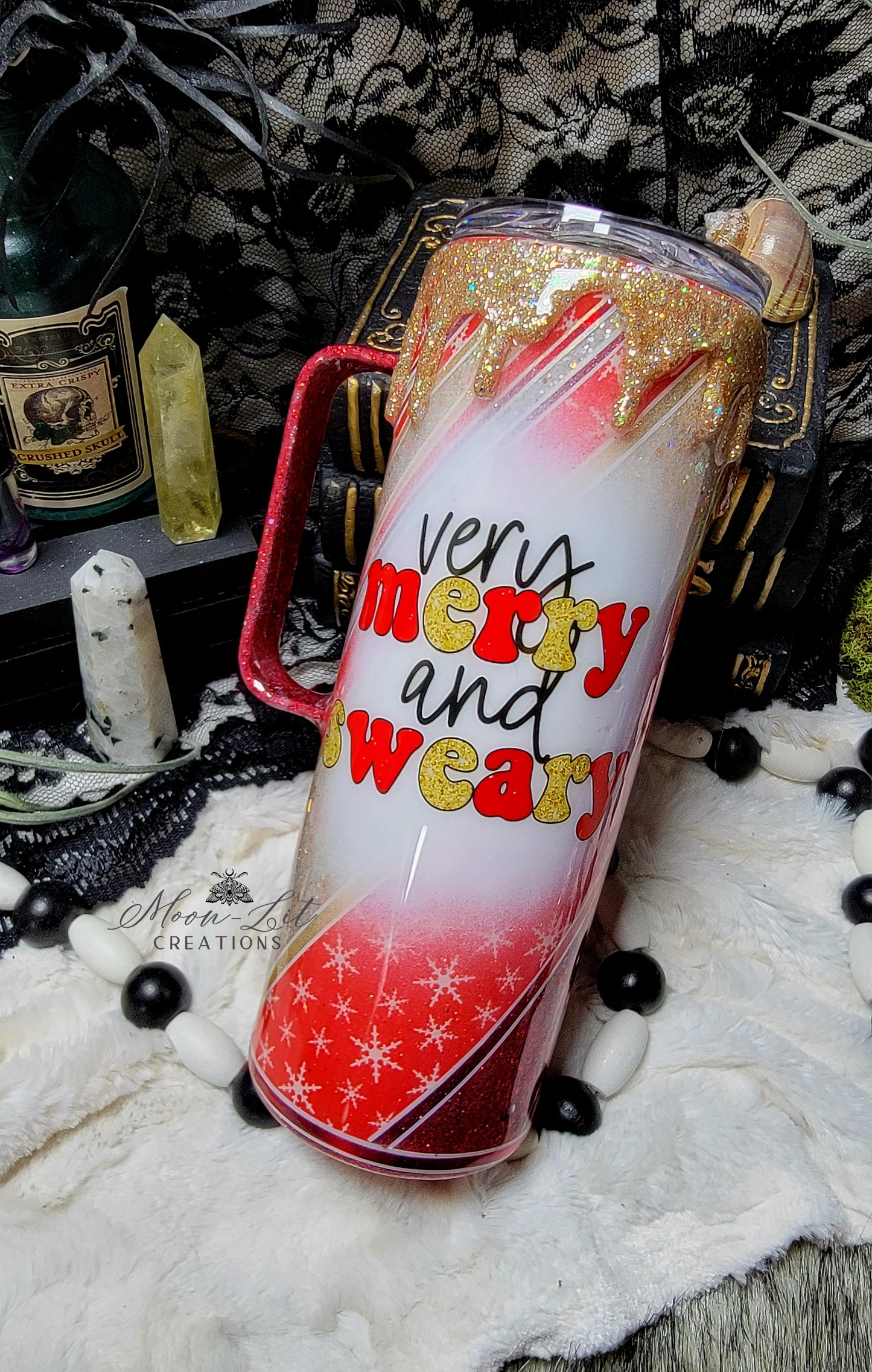 Very Merry & Sweary 20oz w/handle (Ready to Ship)