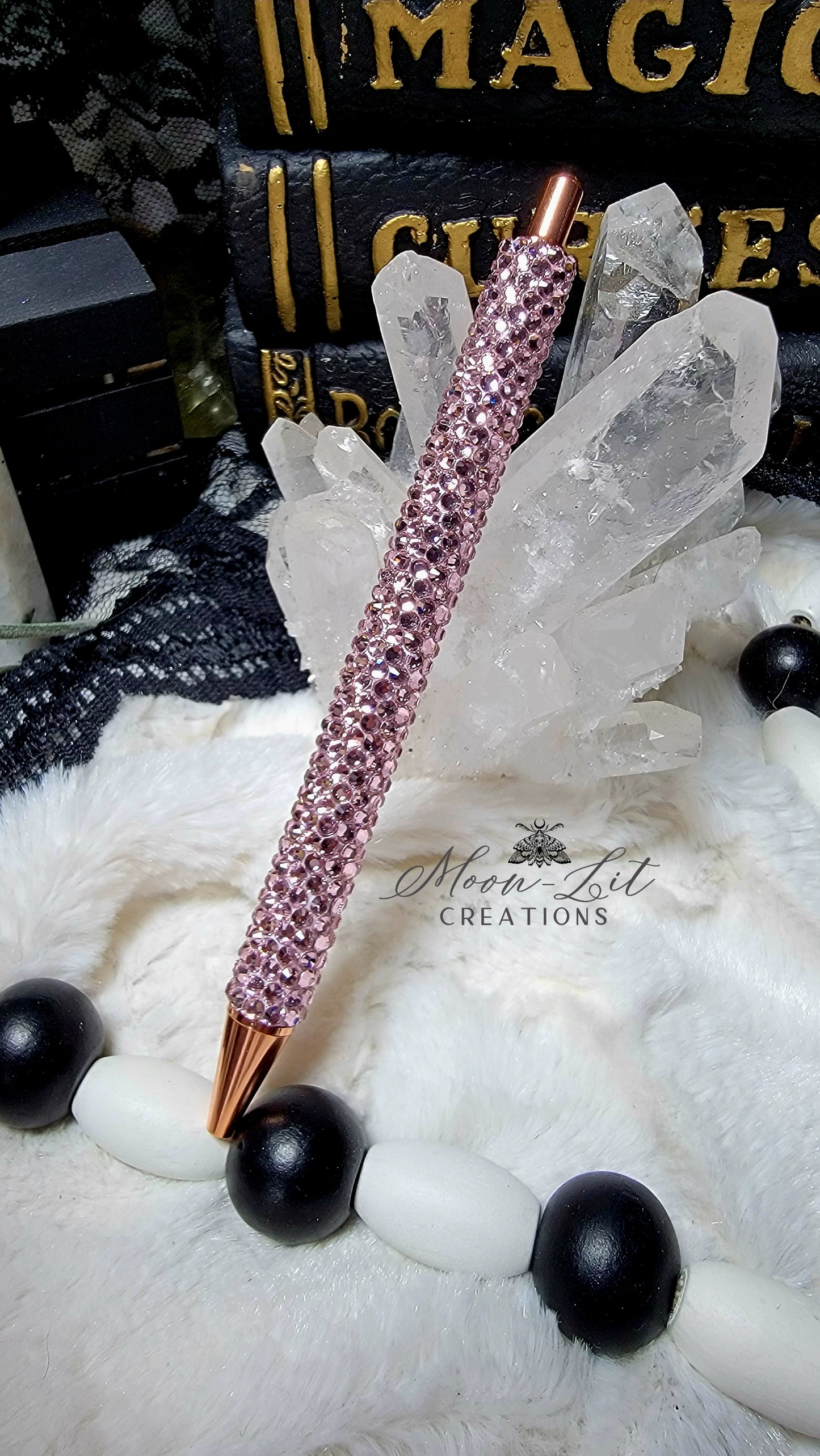 Light Pink Rhinestoned pen