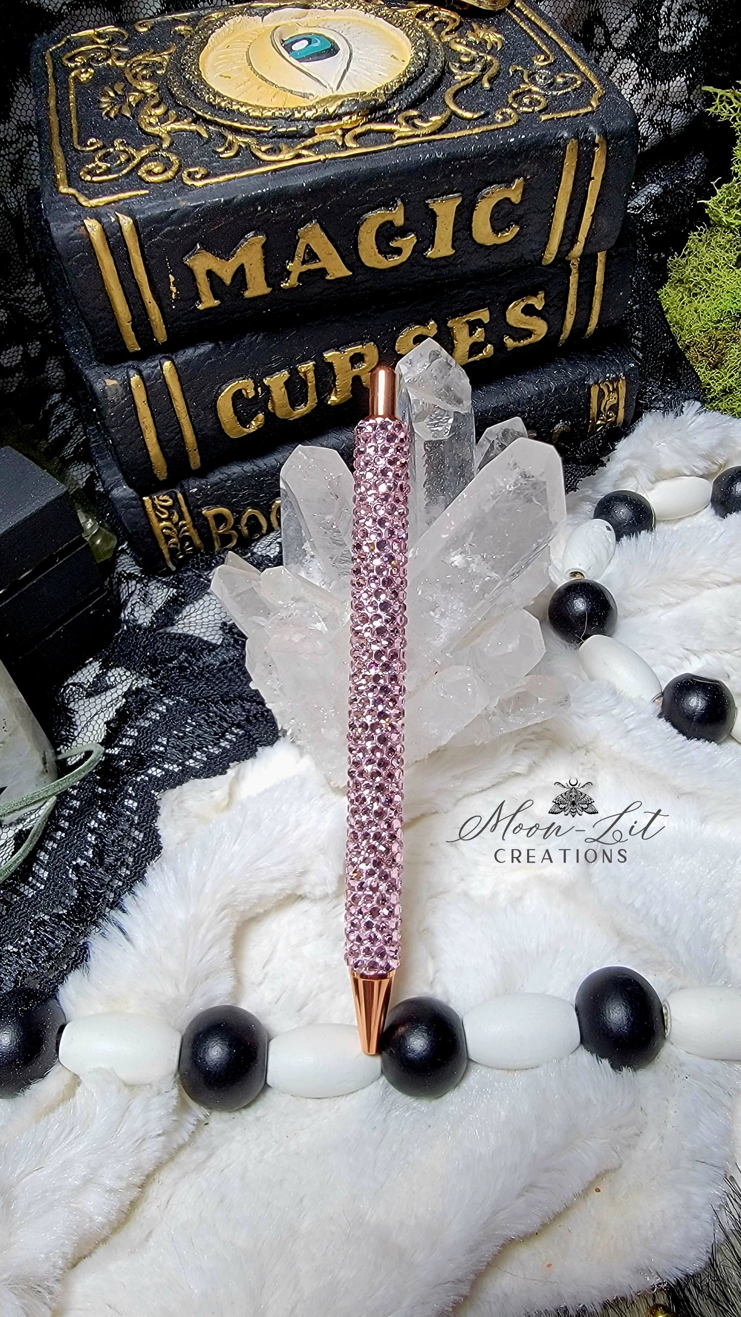 Light Pink Rhinestoned pen