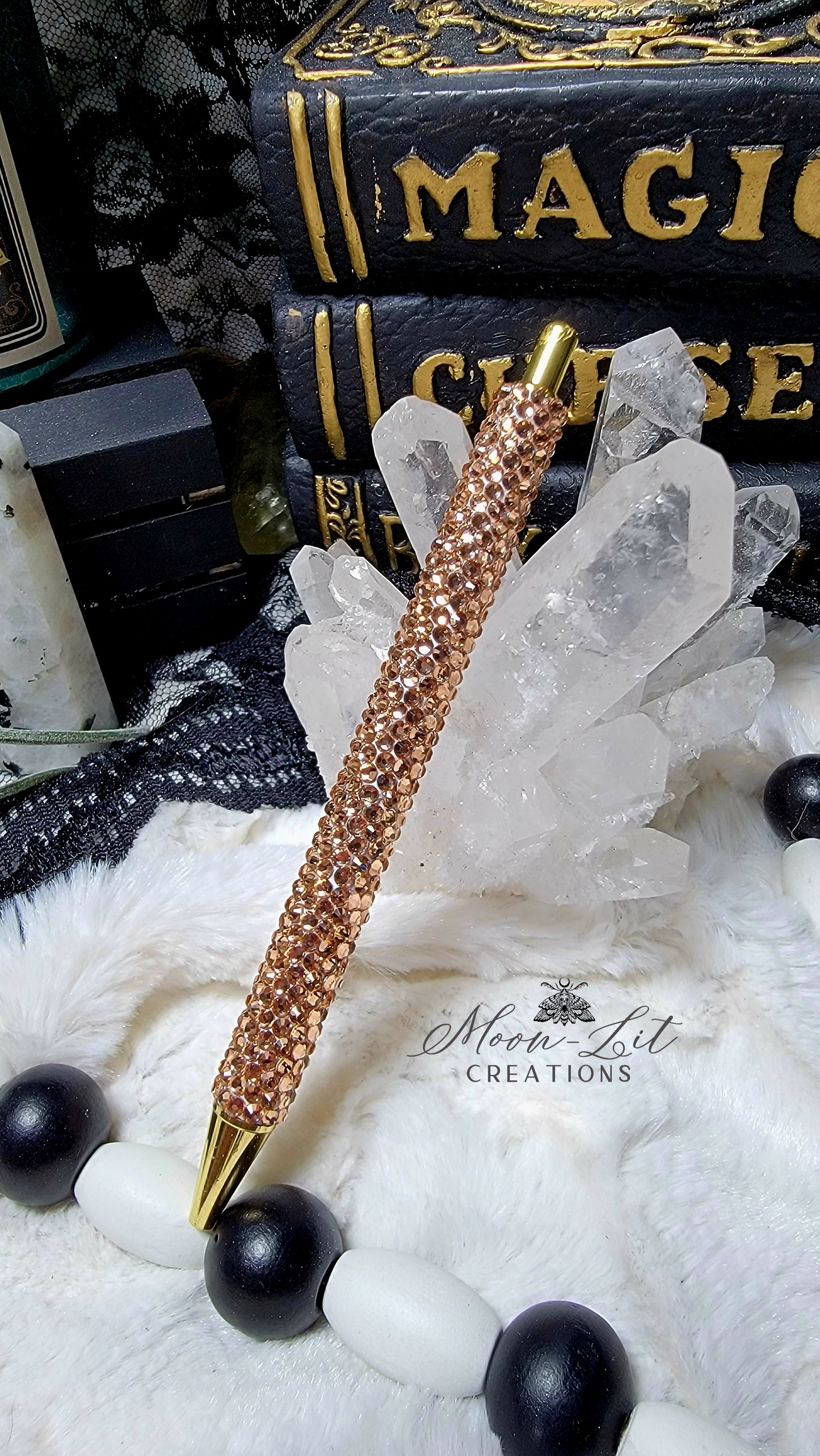 Gold Rhinestoned pen