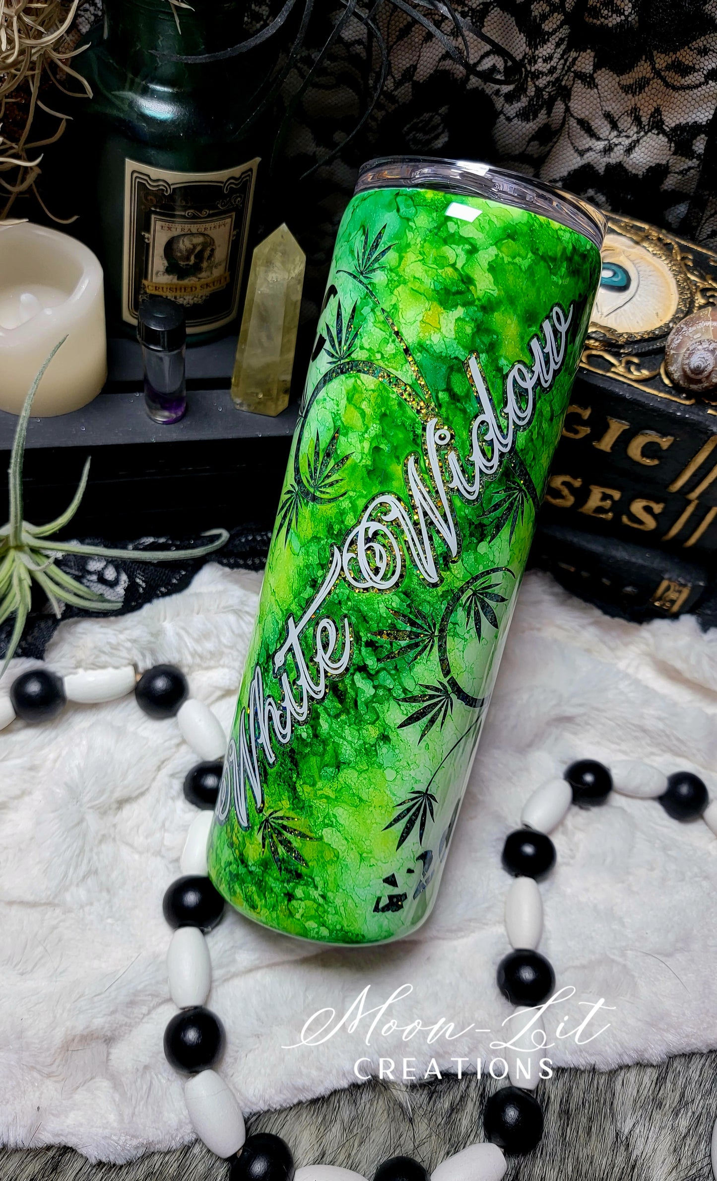 420 Watercolor Skull cup (Pre Order)