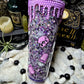 Purple Spooky Christmas 30oz Glow in the Dark (Ready to Ship)
