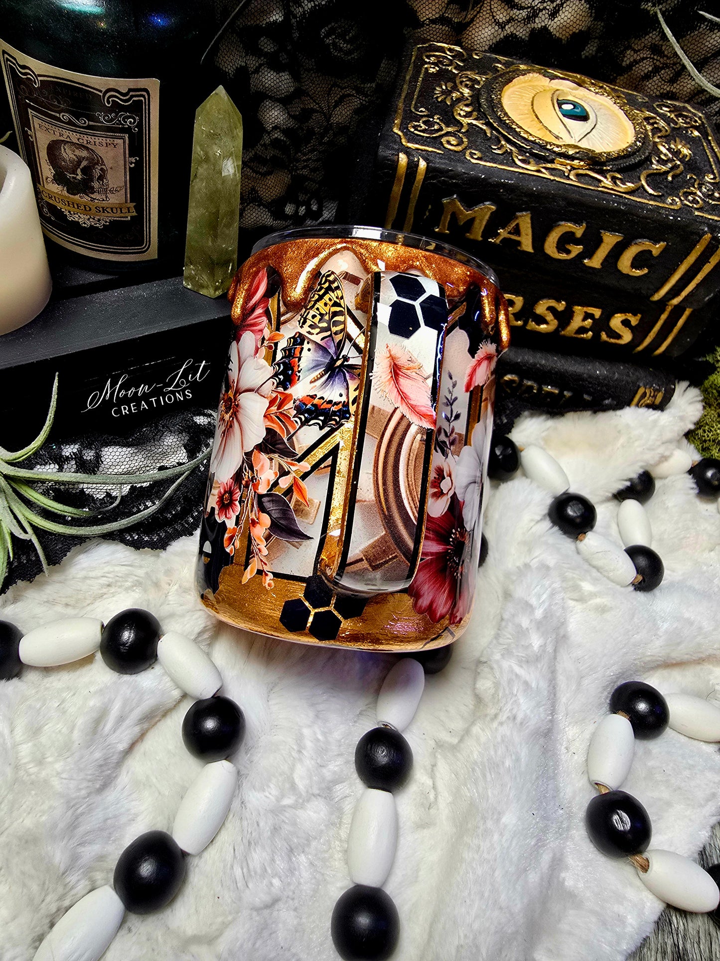 12oz Bee/Steam punk coffee cup