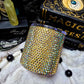 Sunset multi shift Rhinestoned Whiskey Tumbler (Ready to Ship)