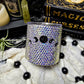 Moon & Bat Rhinestoned Whiskey Tumbler Cup (Ready to Ship)