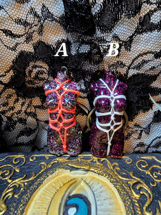 Shibari Goddess Keychain