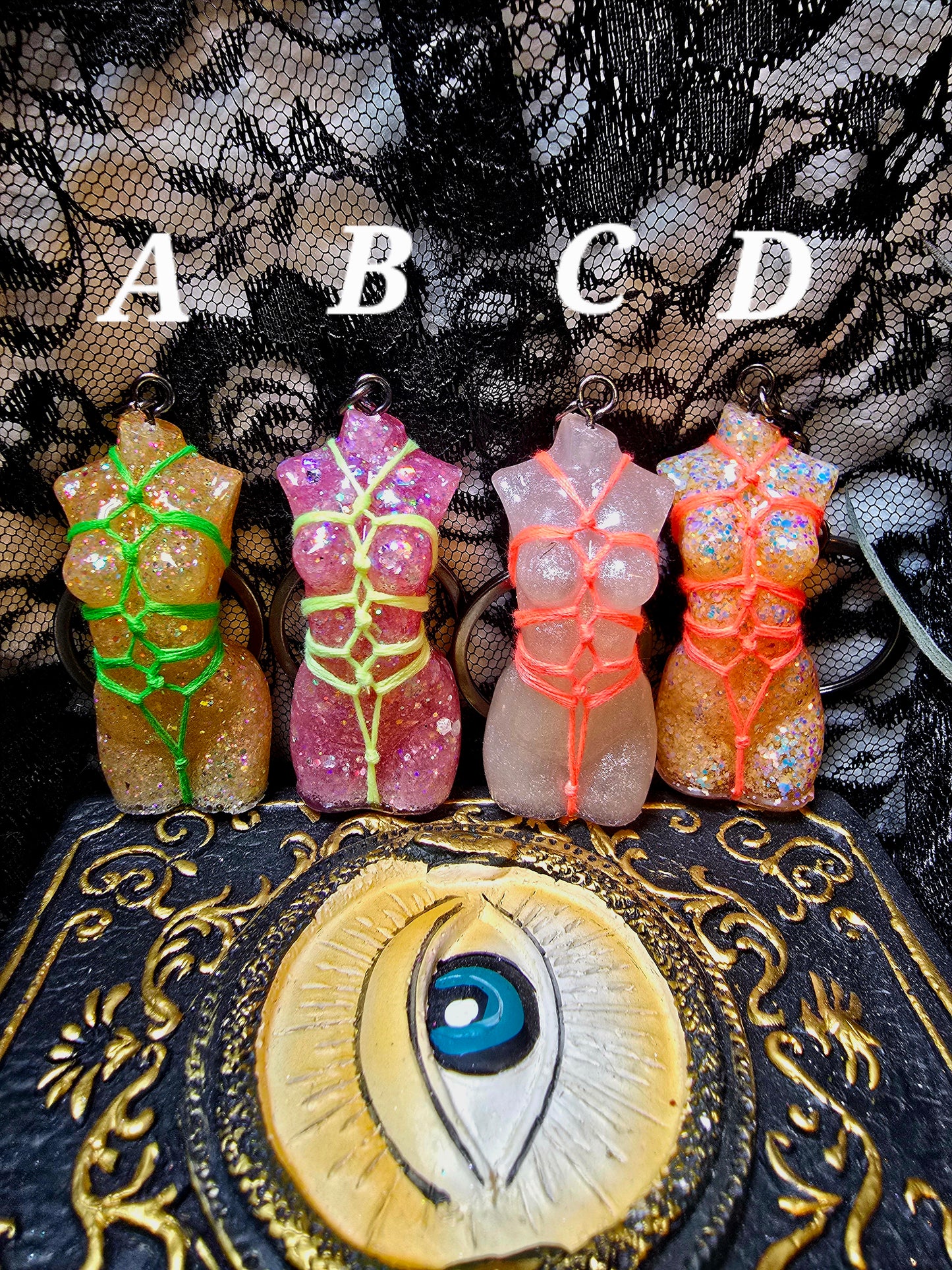 Shibari Goddess Keychain