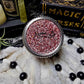 Ruby Red & Silver Ombred Rhinestoned Whiskey Tumbler (Ready to Ship)