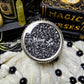 Gun Metal Black & Silver Ombred Rhinestoned Whiskey Tumbler (Ready to Ship)