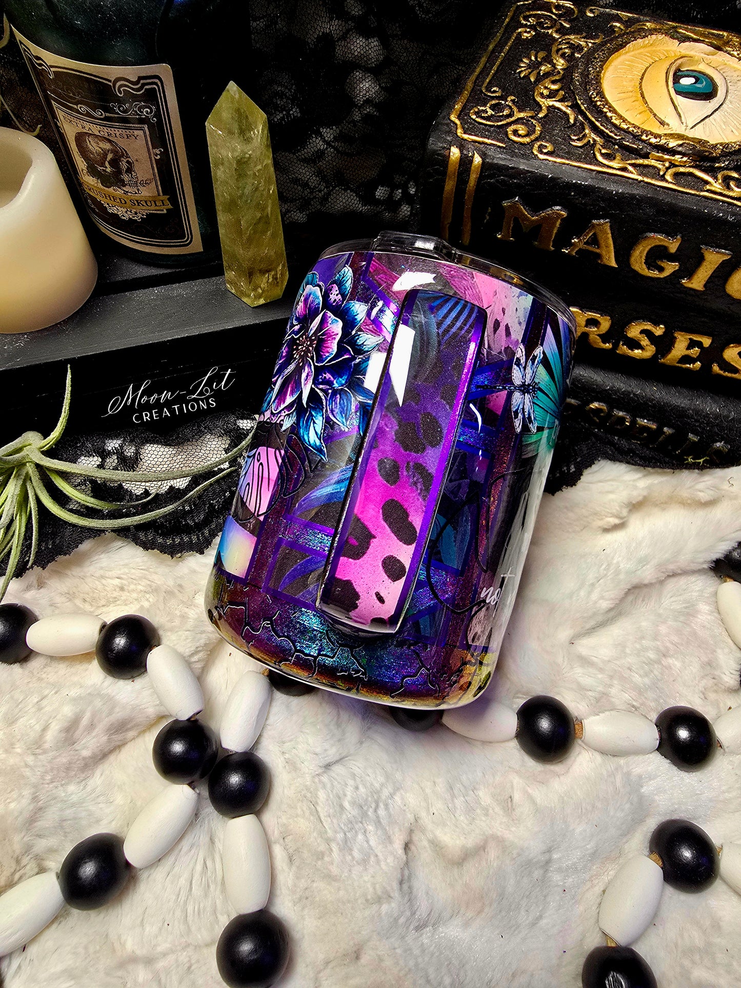 12oz Purple Muli shift plant coffee mug