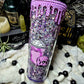 Purple Spooky Christmas 30oz Glow in the Dark (Ready to Ship)