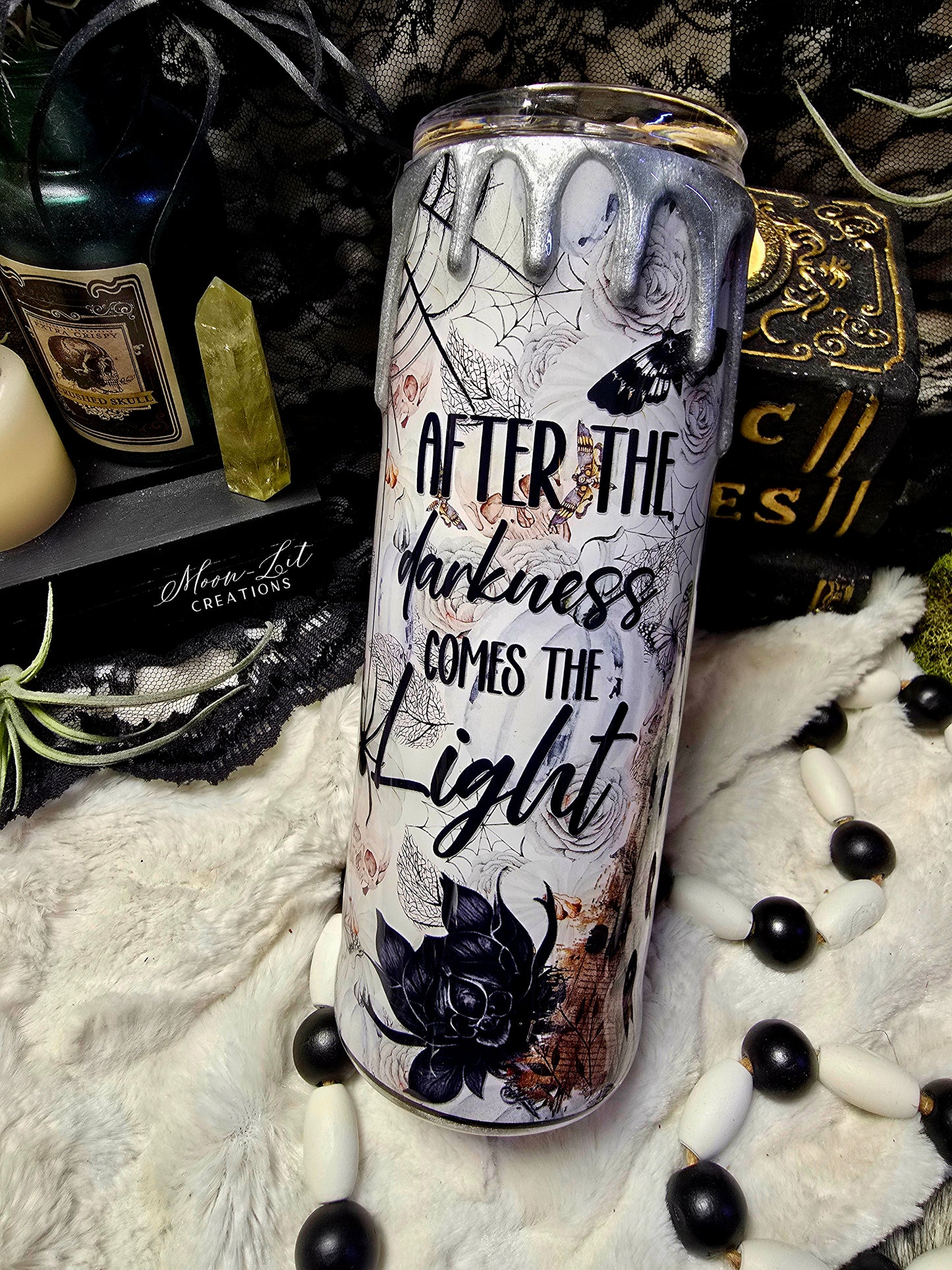20oz After Darkness Comes the Light witchy cup