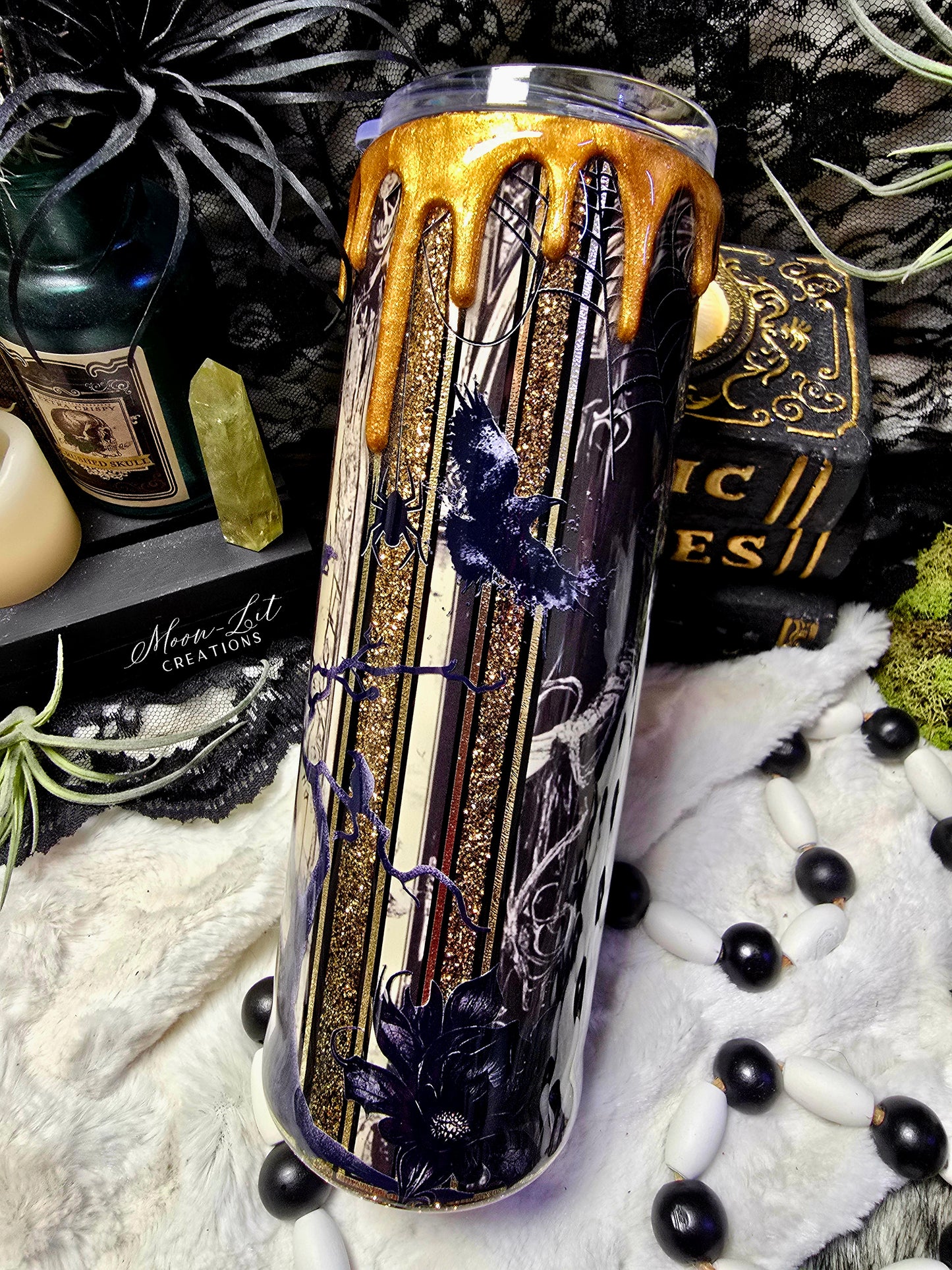 30oz Gothic Lady of the night cup