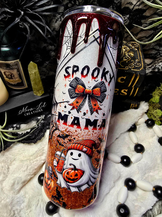 30oz Stay Spooky Mama Glow in the dark cup