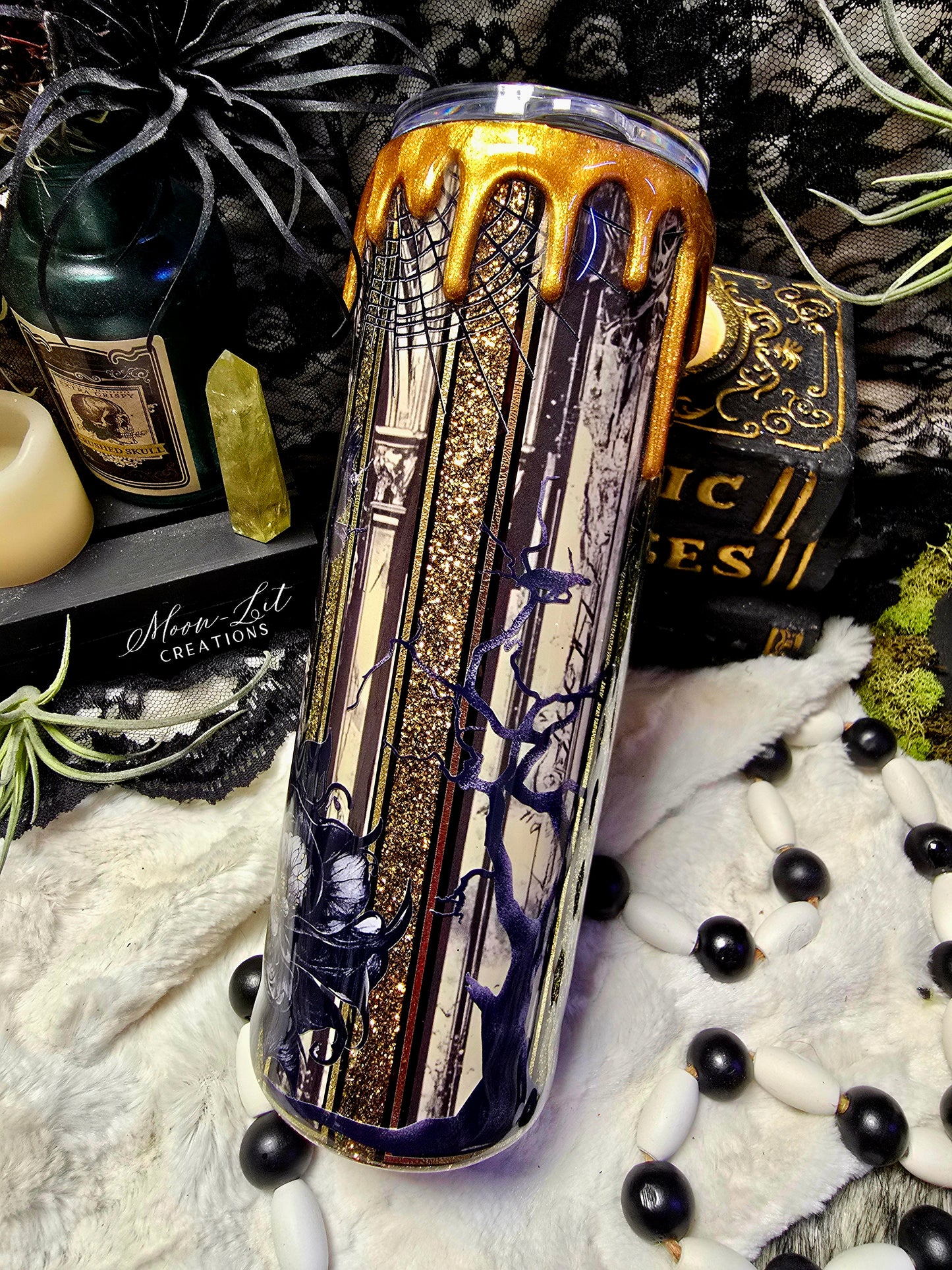 30oz Gothic Lady of the night cup