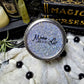 Moon & Bat Rhinestoned Whiskey Tumbler Cup (Ready to Ship)