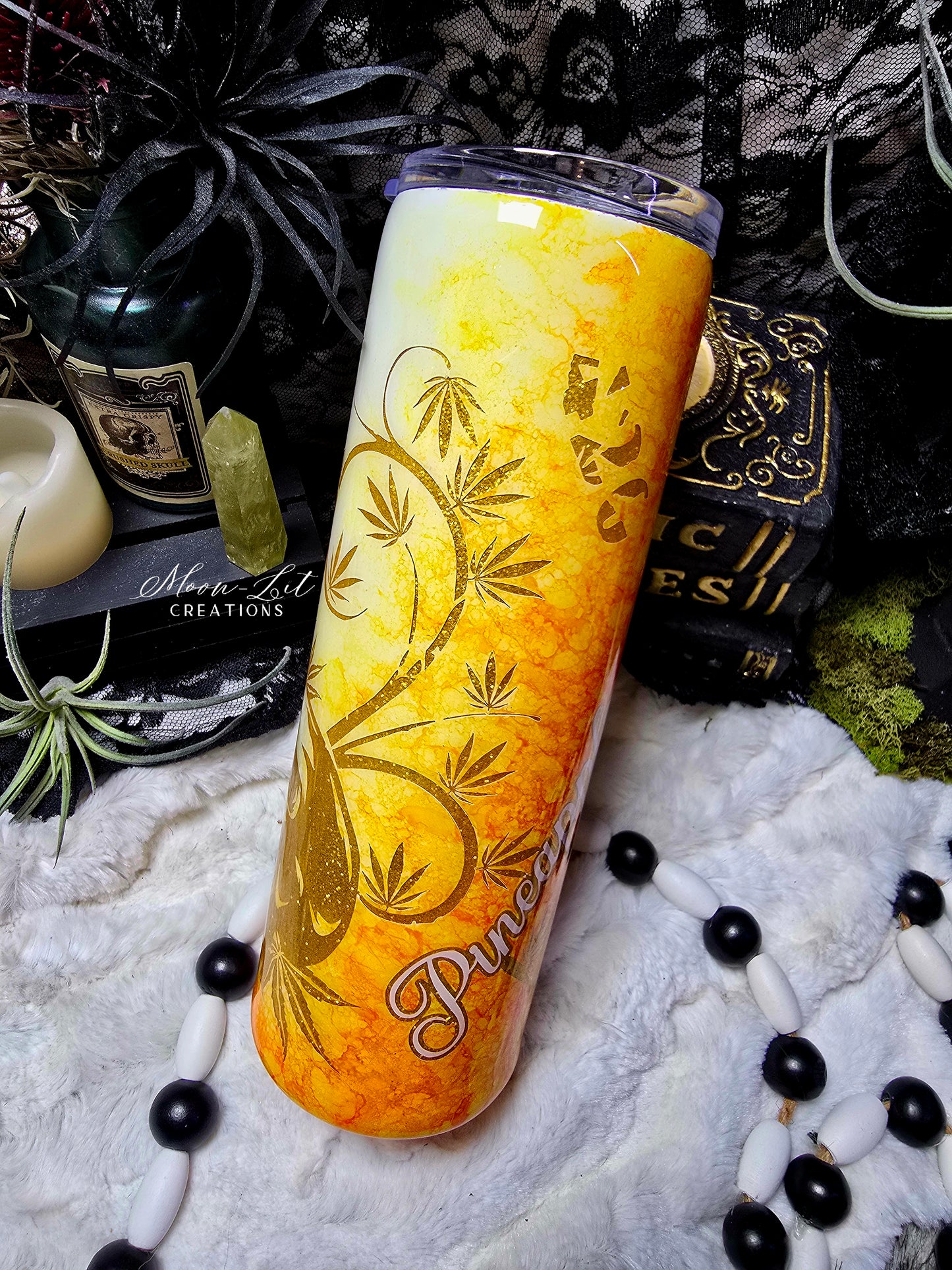 420 Watercolor Skull cup (Pre Order)