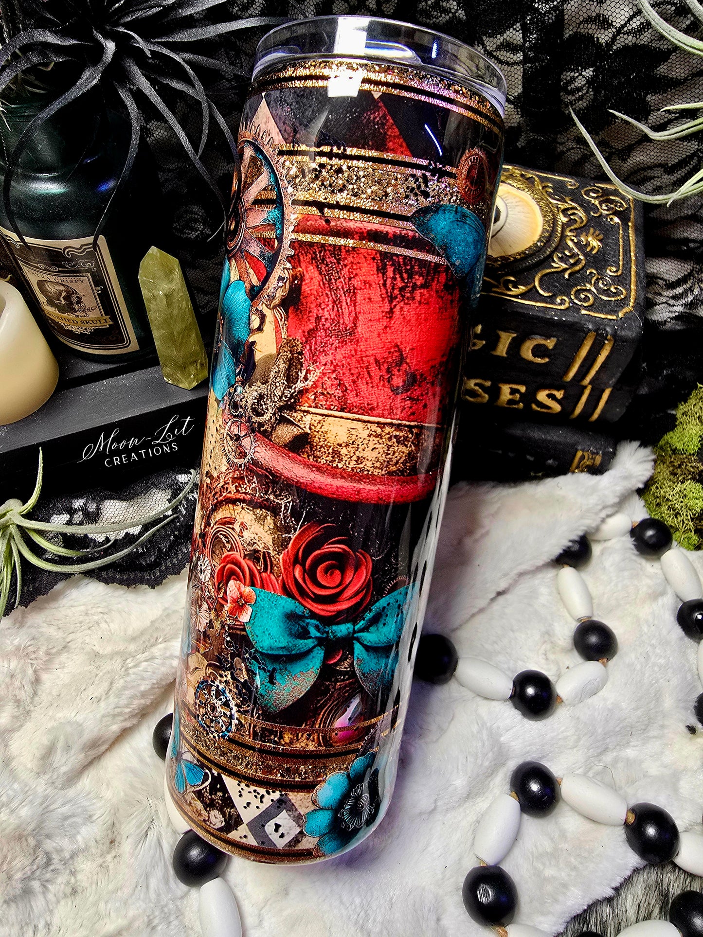 30oz Mad Hatter inspired cup