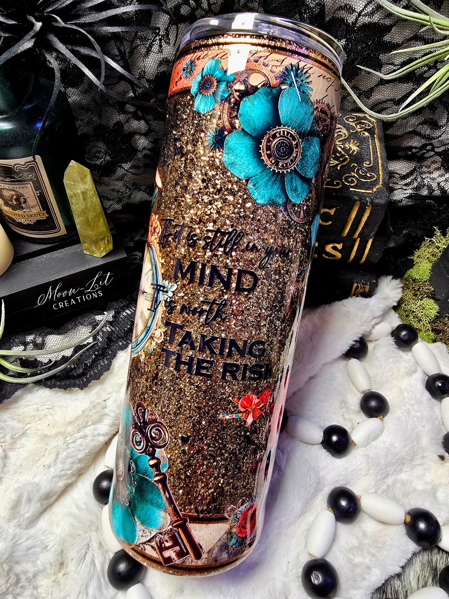 30oz Mad Hatter inspired cup