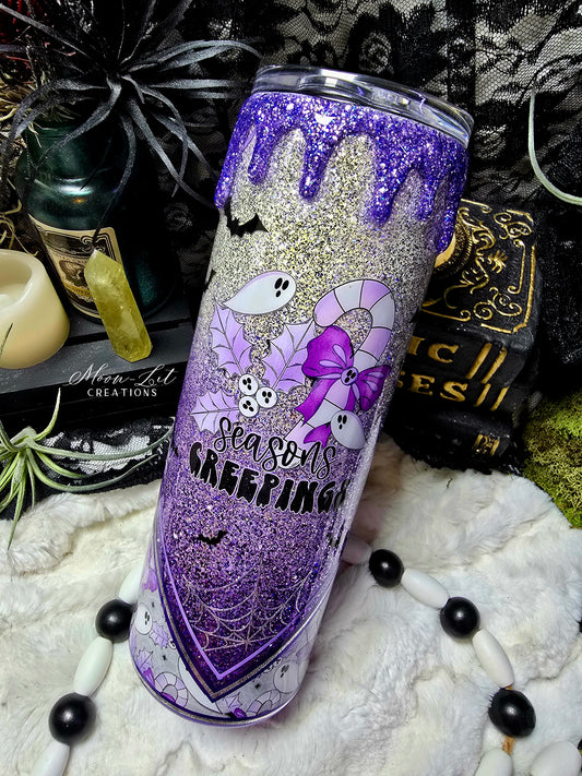 Purple Skoopy Candy Cane 30oz Cup (Ready to Ship)