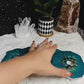 Chrysacolla & Selenite Agate inspired coasters (set of 4)
