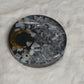Rainbow Moonstone & Selenite coaster/ crystal charging plate