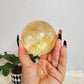 Honey Calcite Sphere