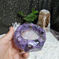 Small Charoite & Selenite Ashtray