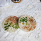 Sunstone and Flowers Coasters (set of 2)