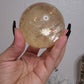 Honey Calcite Sphere