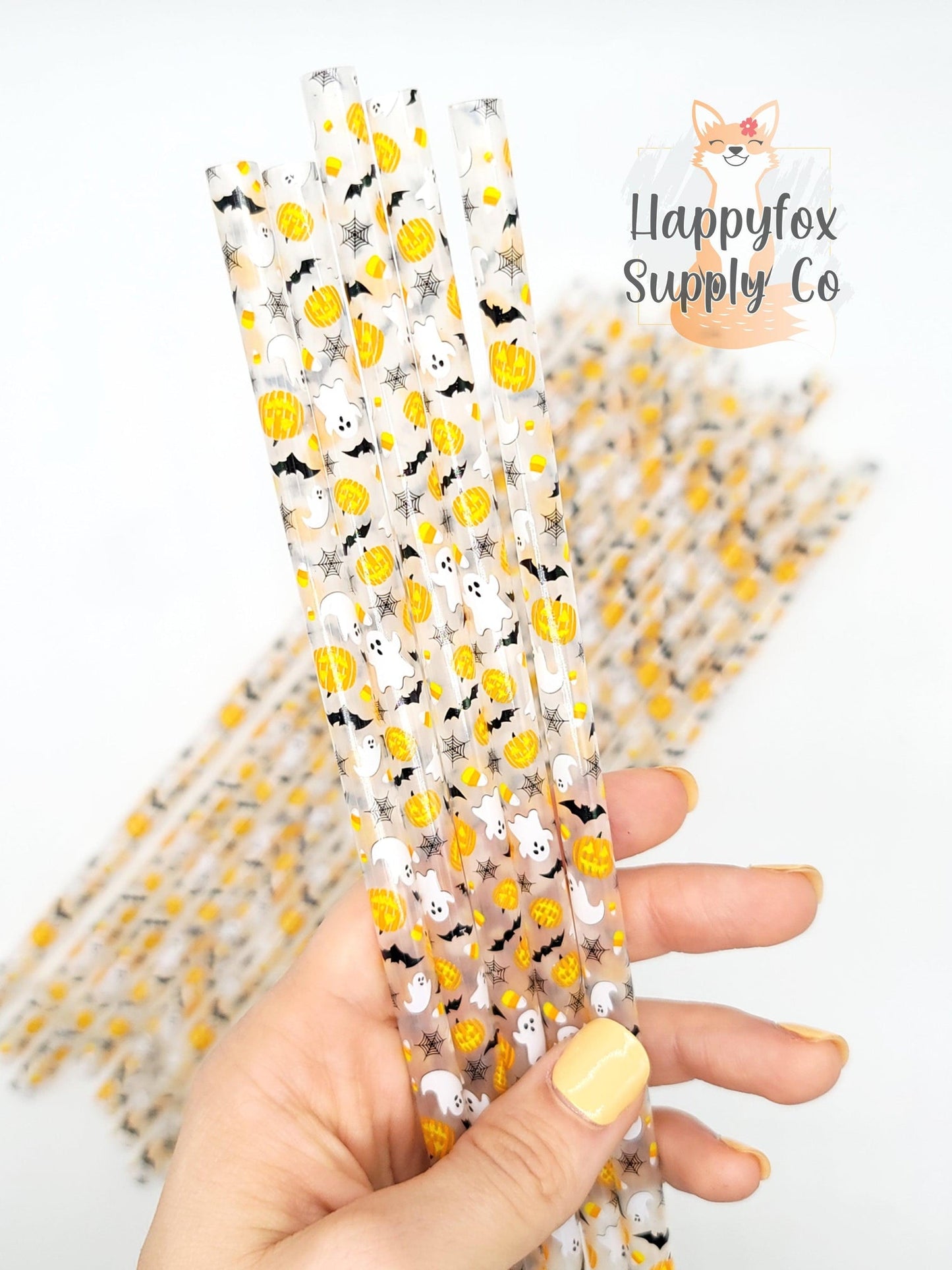 10" Halloween Straws
