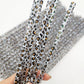 11" White Leopard Straws