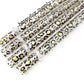 10" Metallic Leopard Straws