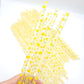 11" Lemon Straws