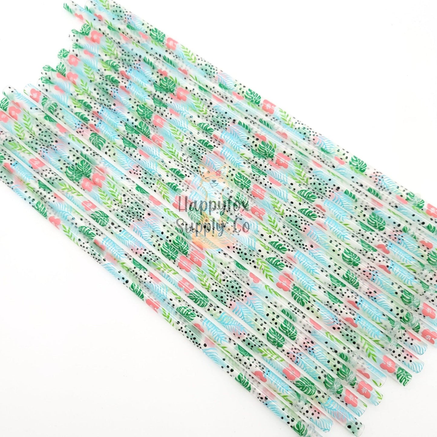 11" Tropical Straws