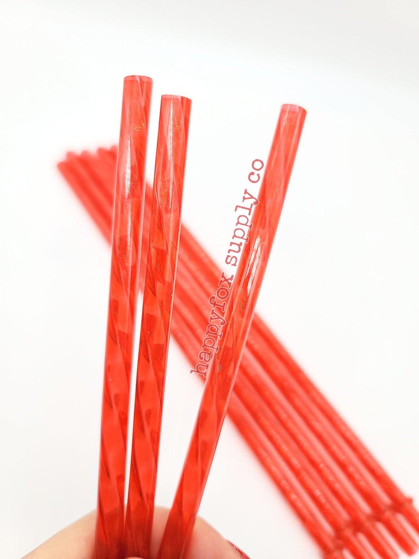 10" Swirl Straws