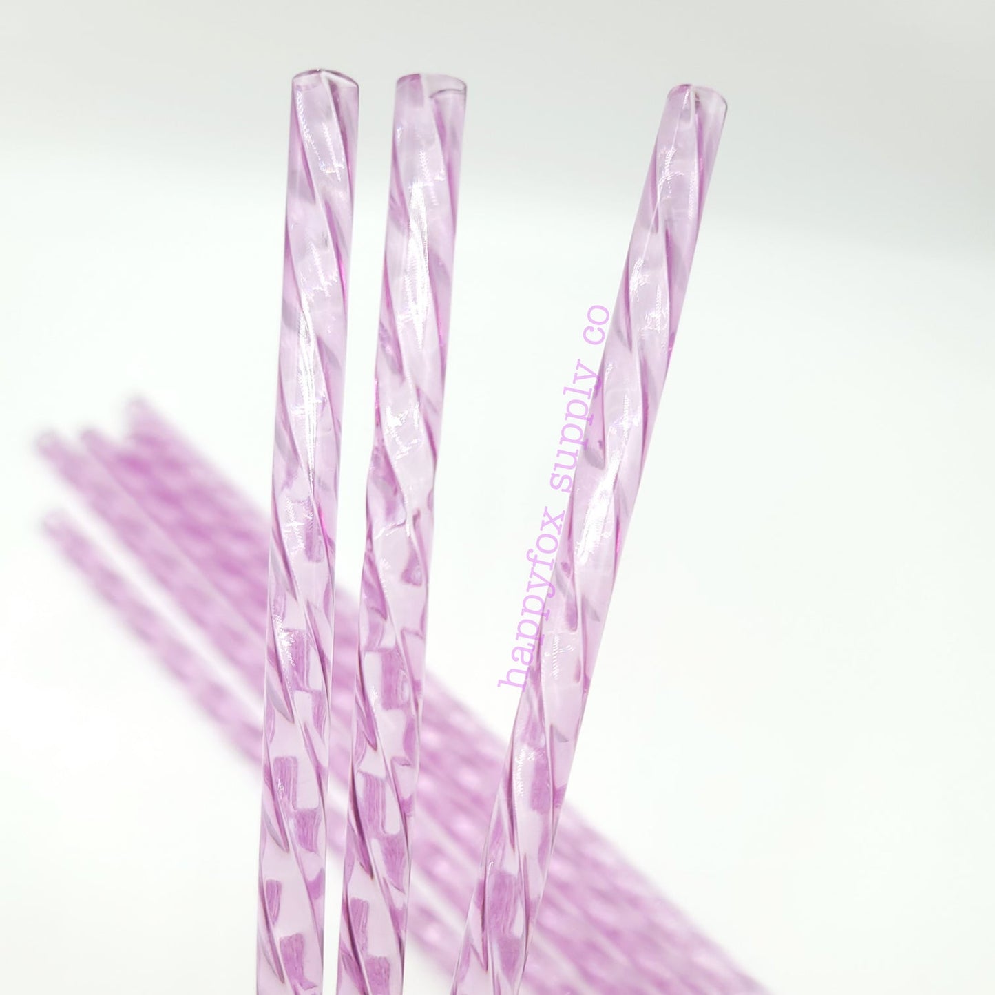 10" Swirl Straws