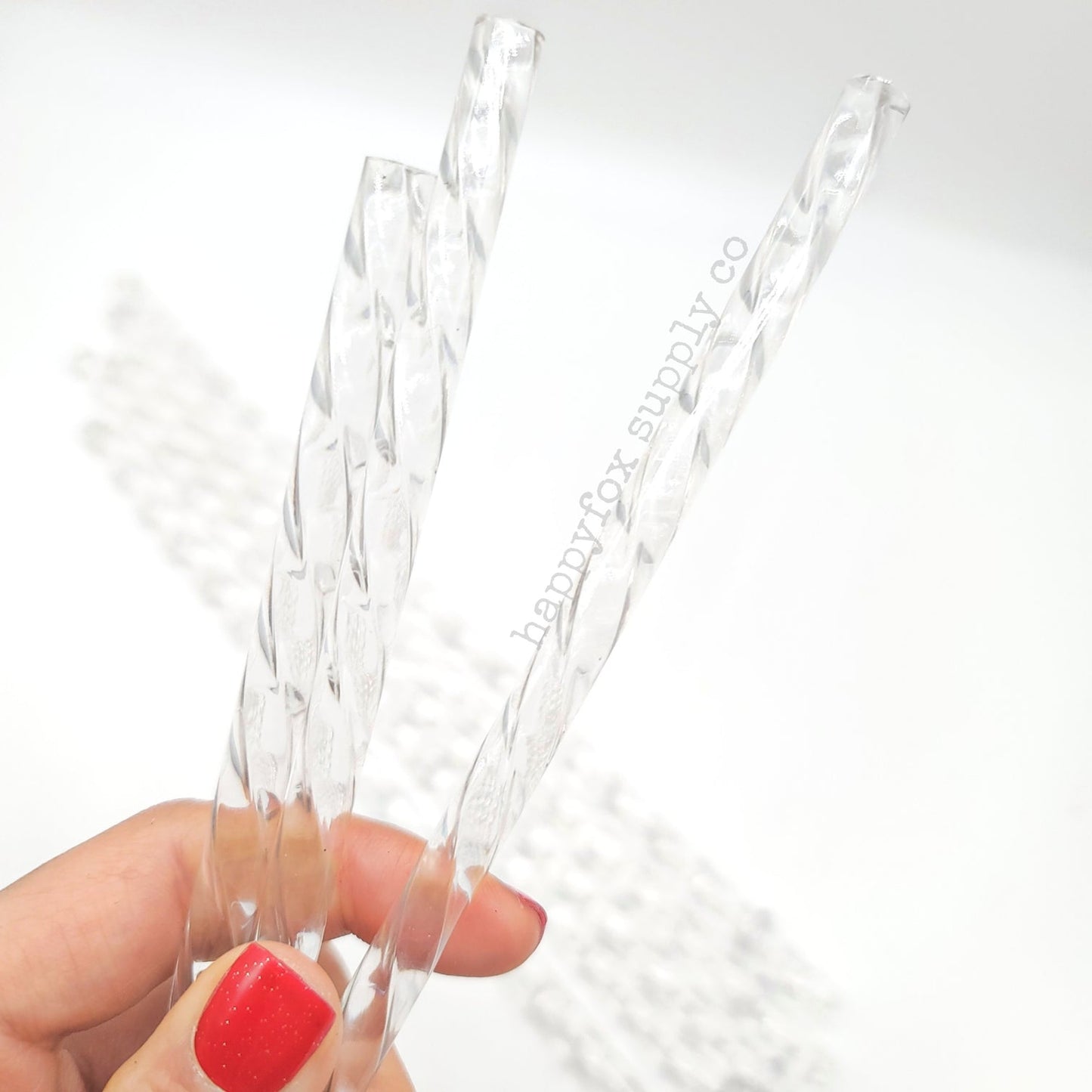 10" Swirl Straws
