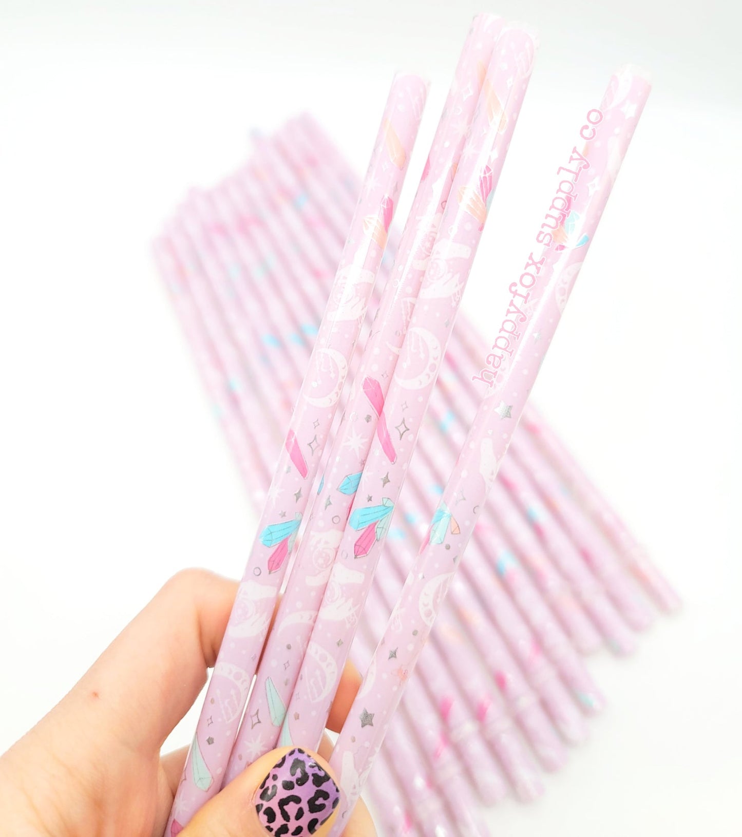 Metallic Mystic Crystal Straws