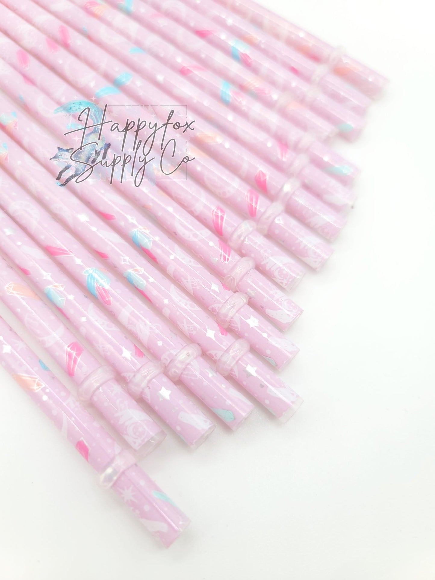 Metallic Mystic Crystal Straws